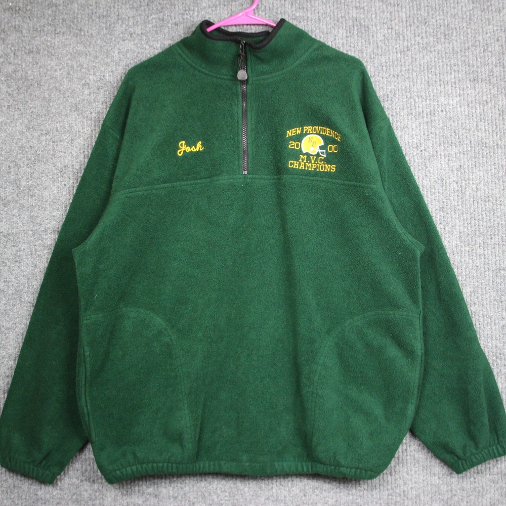 Vintage Holloway New Providence Football M.V.C.‎ Champions Fleece Pullover XL